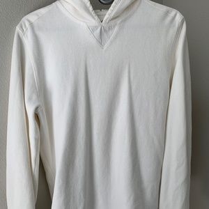 Express Men's Pullover Hoodie White Size Medium